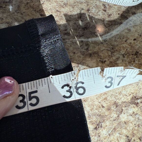 RBX Black Performance Leggings with Elastic Waistband - Picture 6 of 9